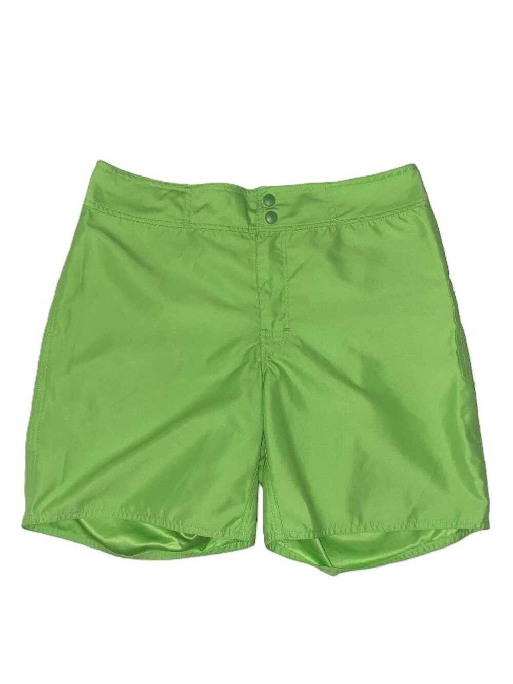 LLBean Swim Shorts Green Womens Size 10 Retro Y2K Beach Sporty Summer Fit